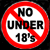 No Under 18 Allowed